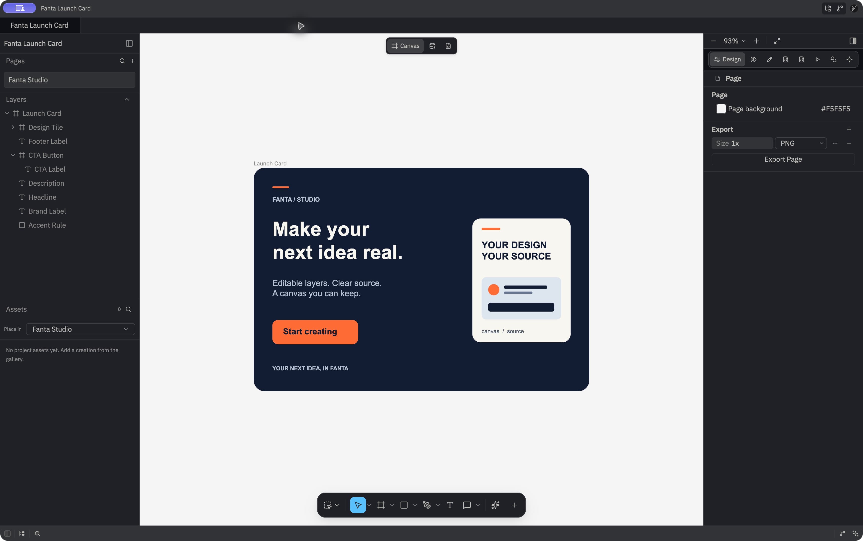 Pages, layers and assets have their place
